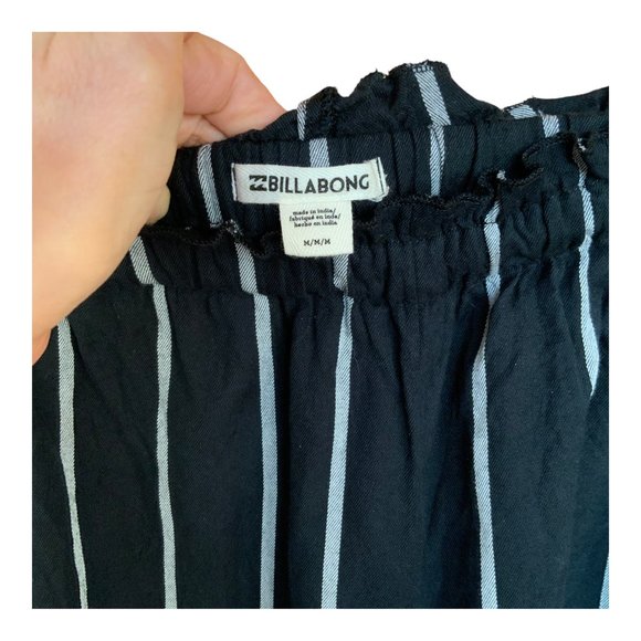 Billabong Wide Leg Striped Pants \ Medium - Picture 7 of 8